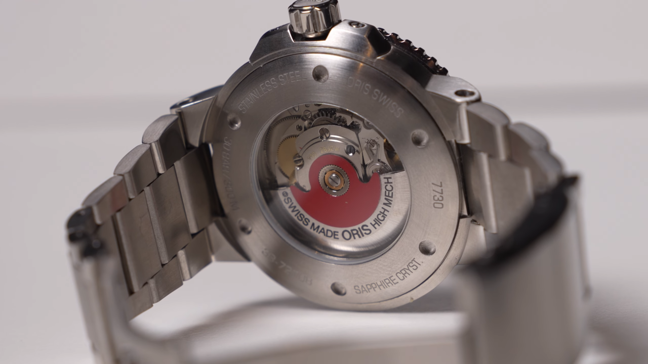 Oris Aquis Date Relief Mekanizma